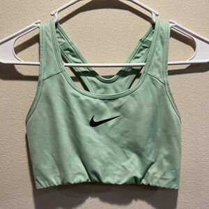 Nike Women's Light Green Sports Bra